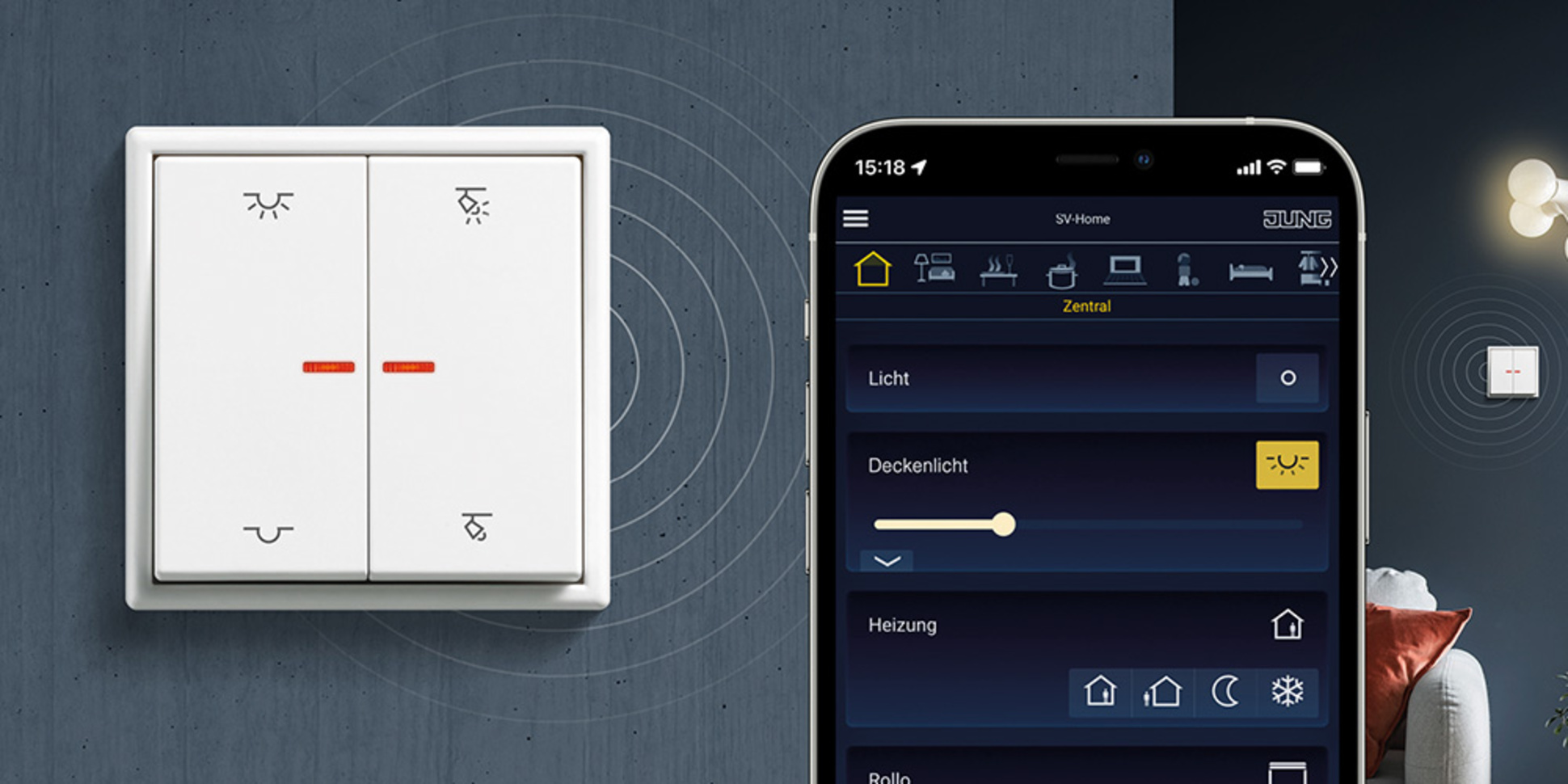 KNX RF Taster bei FESHA Elektrotechnik GmbH in Selb